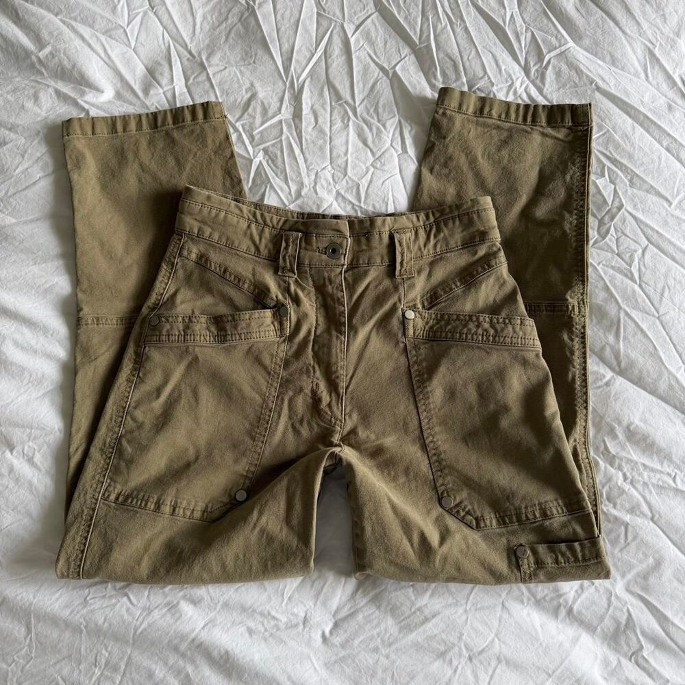 Anthropologie Women's Khaki and Tan Trousers